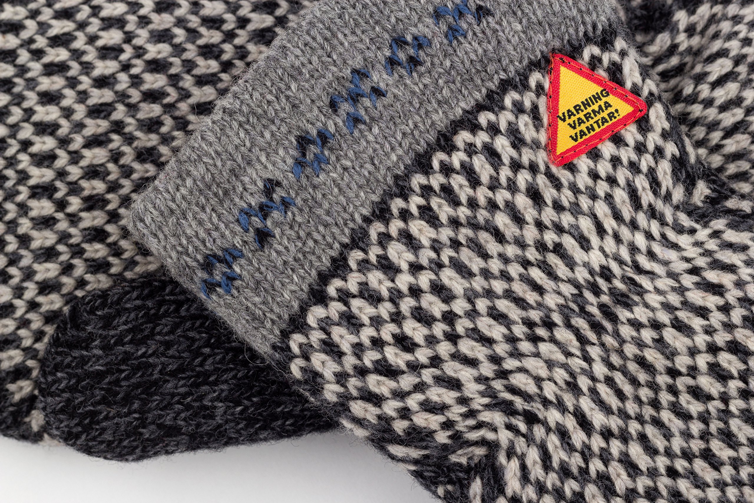 Premium Öjbro Swedish Made 100% Merino Wool Mittens - Ultra Soft, Thick & Extremely Warm Winter Gloves (Raynauds Association Recommended) - Perfect for Skiing, Snowboarding & Cold Weather Activities
