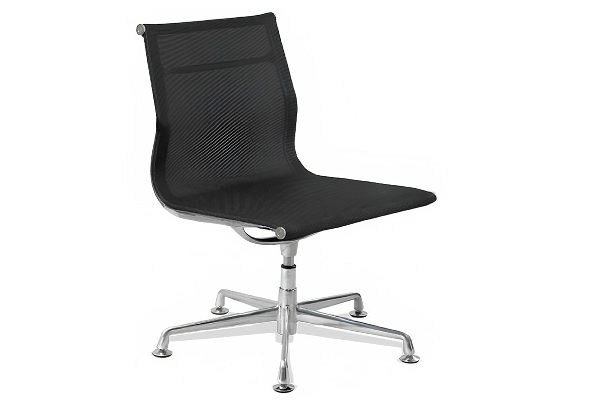 Eames Style Swivel Mesh Office Chair - Ergonomic Executive Desk Chair for Boardroom, Conference Room & Home Office - Adjustable Height & Tilt, Breathable Mesh Back