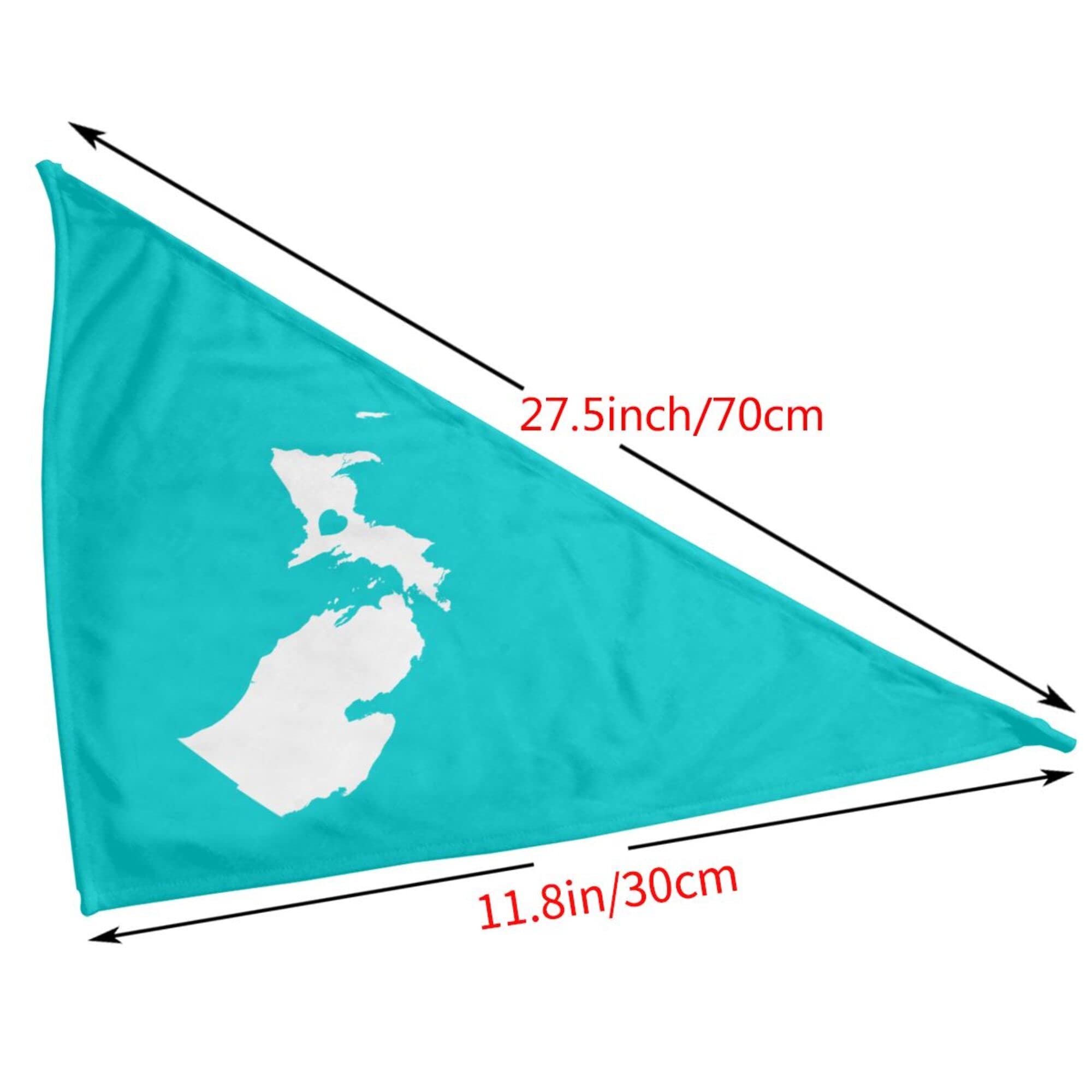 Michigan State Map Dog Bandana - Adjustable Pet Scarf for Dogs & Cats - Cute Triangle Bib Kerchief Accessory - Perfect for Gameday, Travel & Photo Shoots