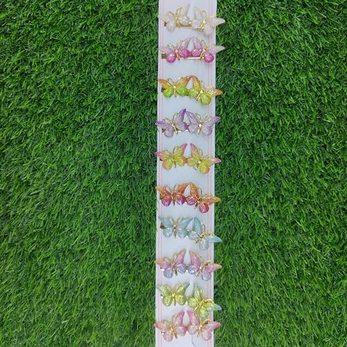 Butterfly Hair Clips for Women - 5 Pack Elegant Hairpins & Barrettes for Updos, Ponytails & Everyday Styling