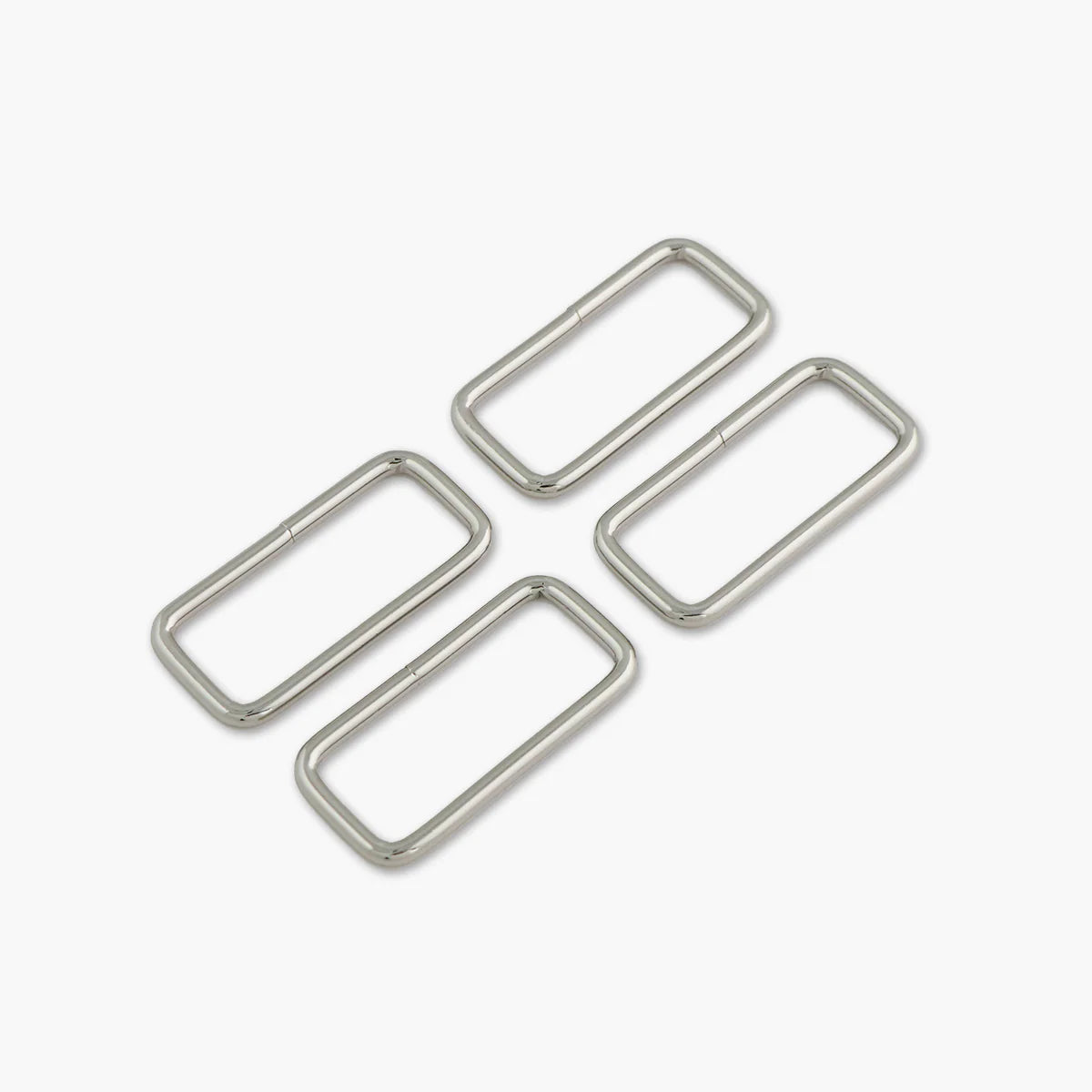 Stylish 4-Piece Rectangle Stacking Rings Set for Women - Trendy Minimalist Jewelry for Layering & Everyday Wear