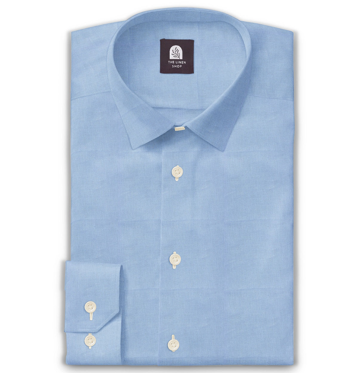 Premium Cotton Linen Long Sleeve Shirt for Women - Sky Blue Comfort Top for Casual Wear, Office & Outdoor Activities