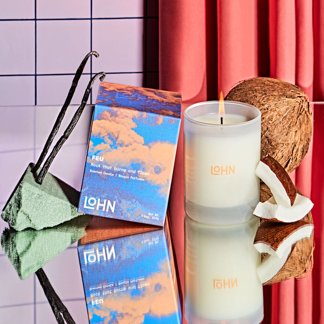 Feu Candle - Premium Scented Soy Wax Candles for Home, Gifts & Relaxation | Long-Lasting Fragrance for Bedroom, Bathroom & Office Decor