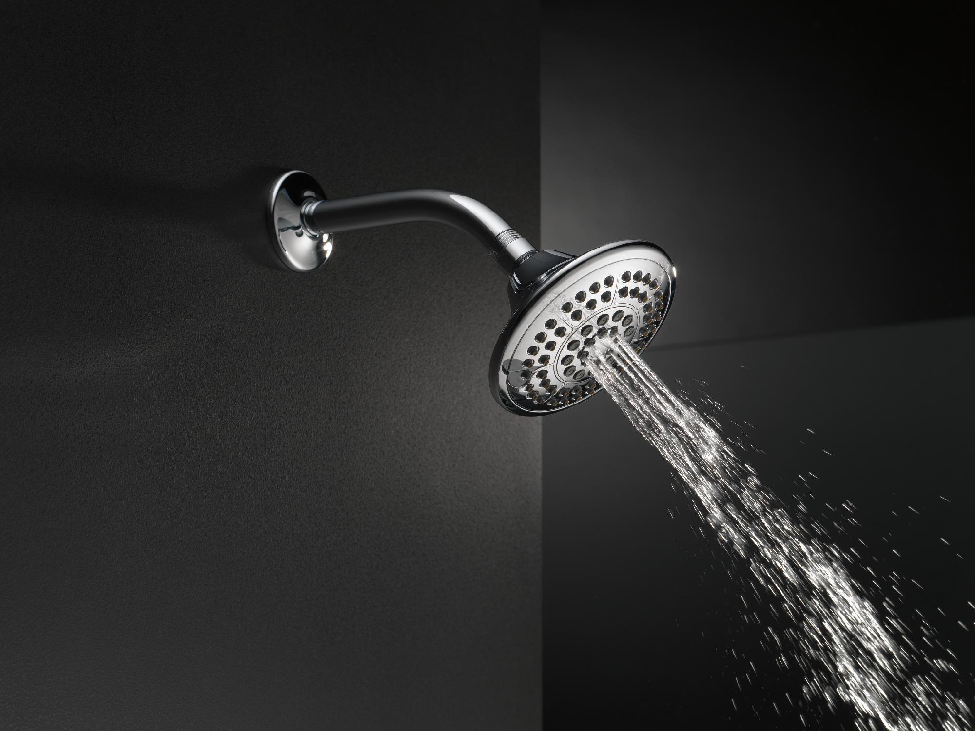Delta RP78575RB 5-Setting Touch Clean Shower Head in Venetian Bronze - High Pressure Rain Shower for Spa-Like Bathroom Experience