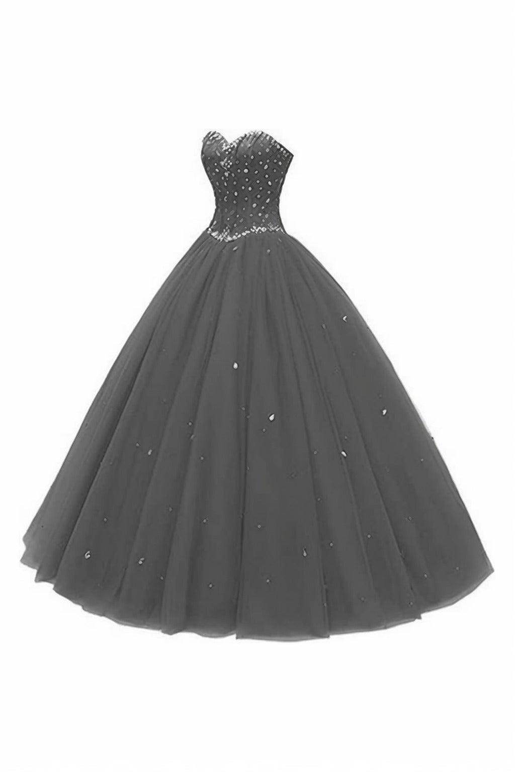 Elegant Princess Floor Length Tulle Prom Dress CS0425 - Perfect for Homecoming, Quinceañera & Formal Dances