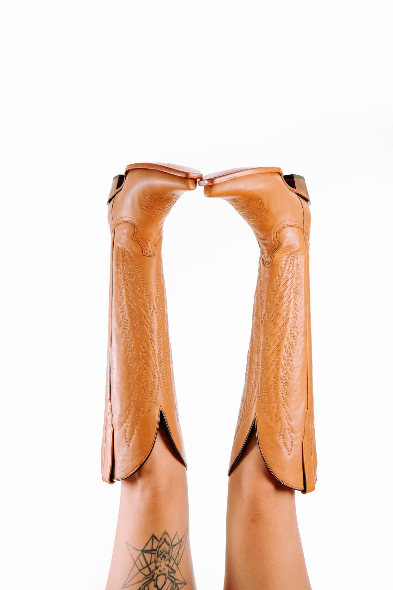 Valentina Tall Neutral Snip Toe Cowgirl Boots for Women - Western Riding & Country Fashion Boots for Everyday Wear