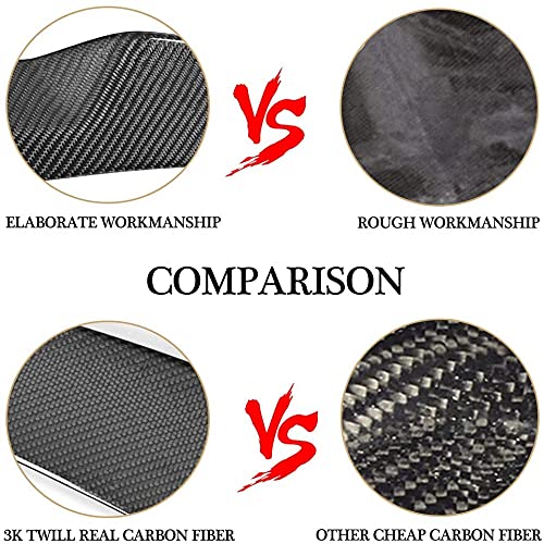 Carbon Fiber Mirror Covers for Volkswagen Passat CC Scirocco Beetle Jetta (Euro) - Replacement Side Mirror Caps - Lightweight & Durable - Perfect for Car Upgrades & Customization