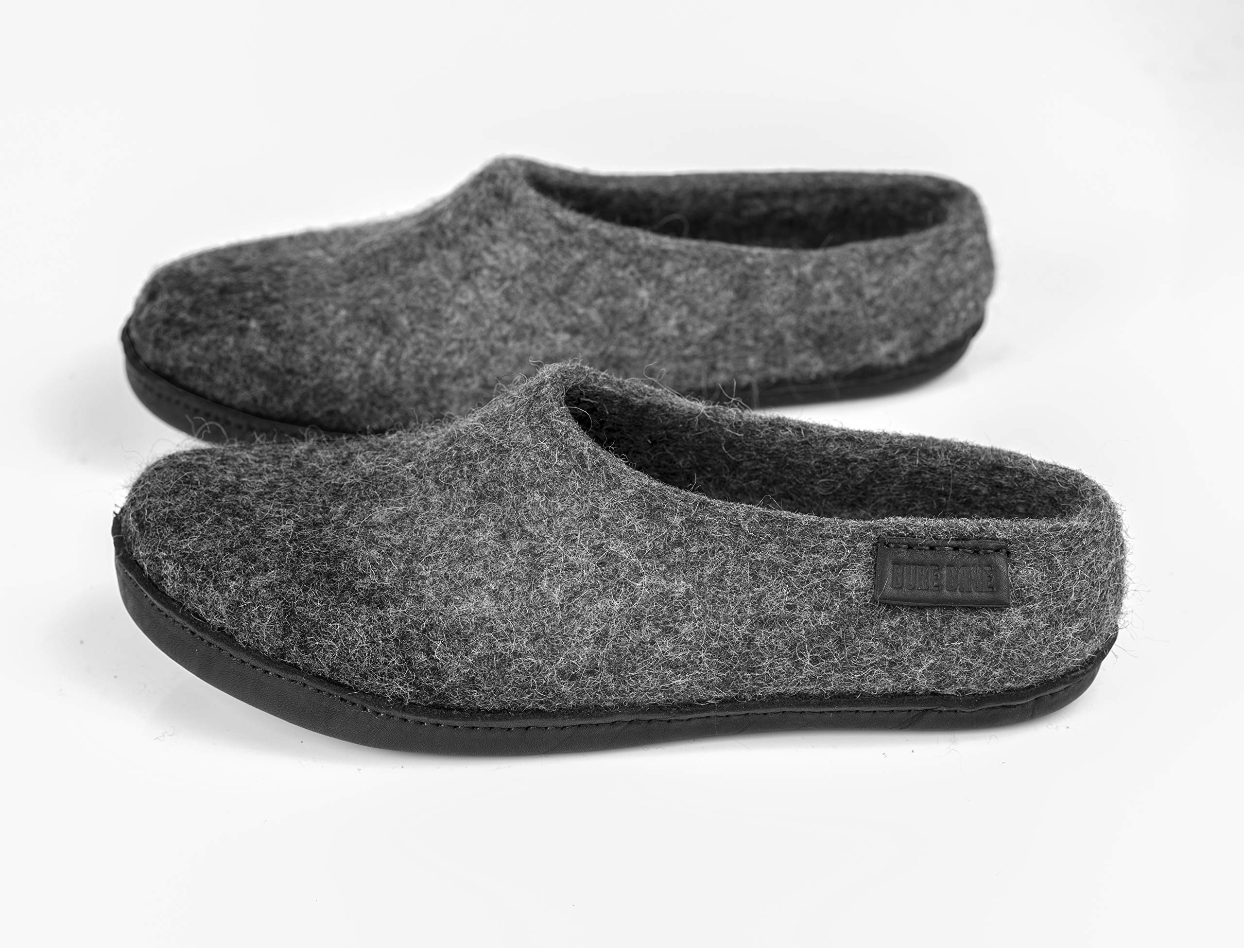 Men's Wool and Alpaca Slippers - Cozy Winter House Shoes for Dad | Perfect Father's Day Gift for Christmas, Birthday & Home Relaxation