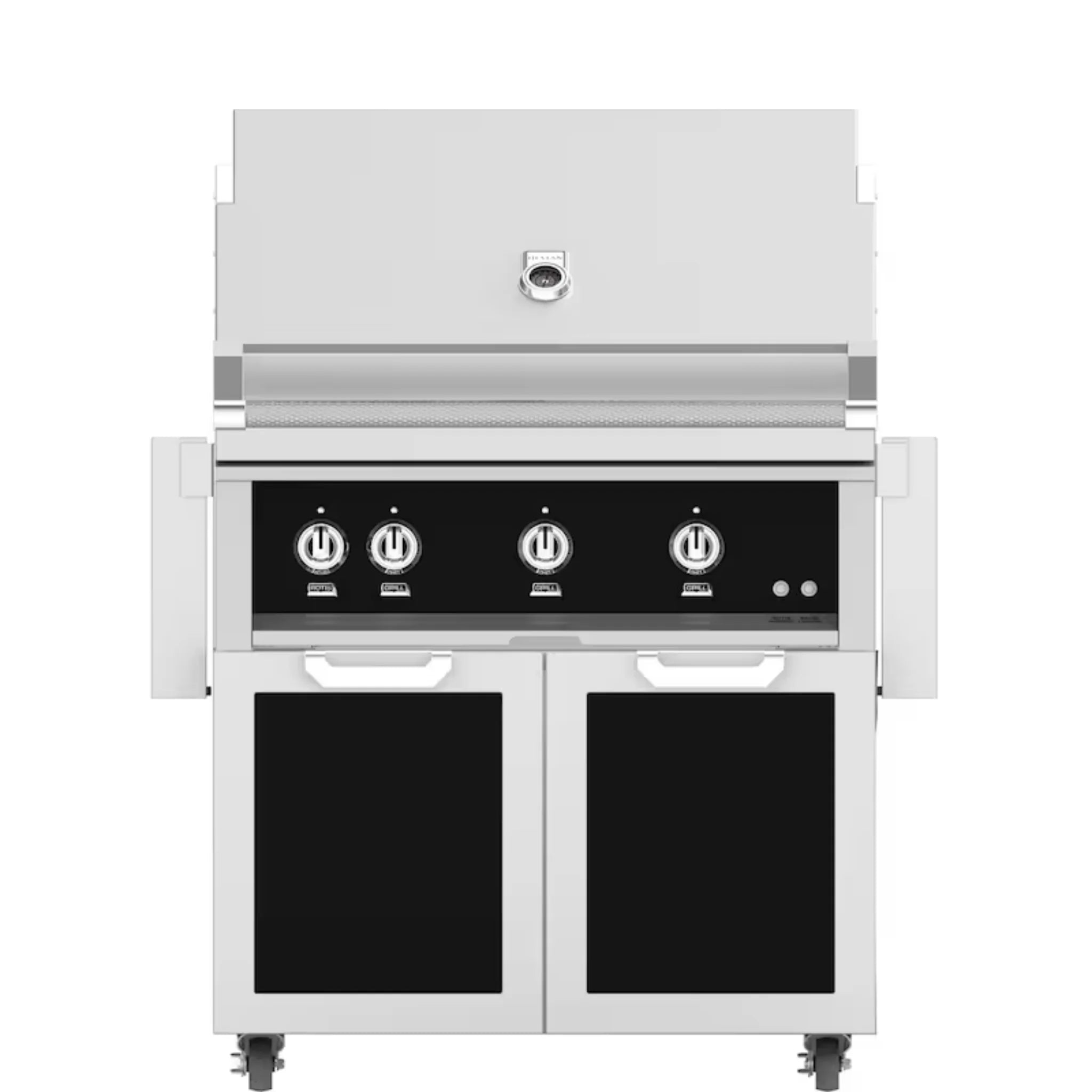Hestan 36-Inch Freestanding Gas Grill with Double Access Doors - GBR36 GCD36 Model - Perfect for Outdoor Cooking, Backyard BBQs, and Patio Entertaining