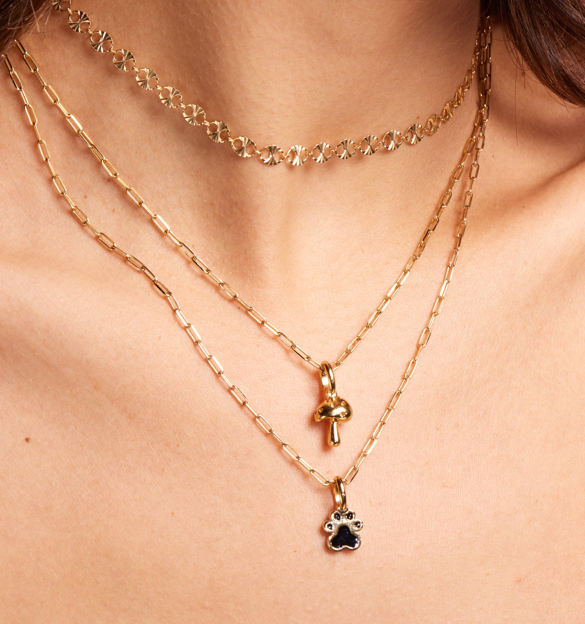 Dog Paw Necklace - Sterling Silver or Gold Plated Pet Lover Jewelry for Women - Perfect Gift for Dog Owners & Animal Lovers - Wear Daily or for Special Occasions