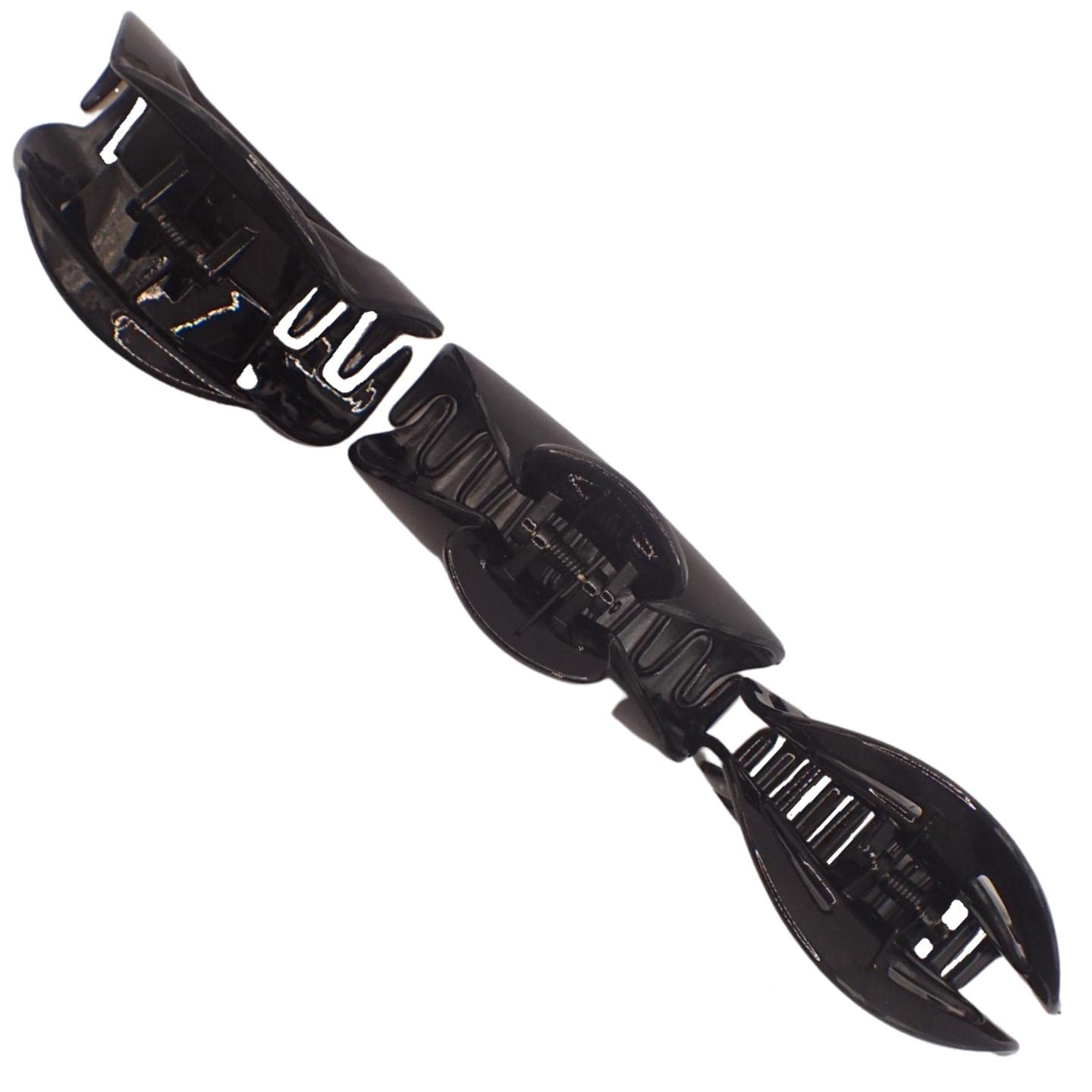 Trendy Women's Bulldog Hair Clips 3-Pack for All Hair Types - Perfect for Parties & Daily Use