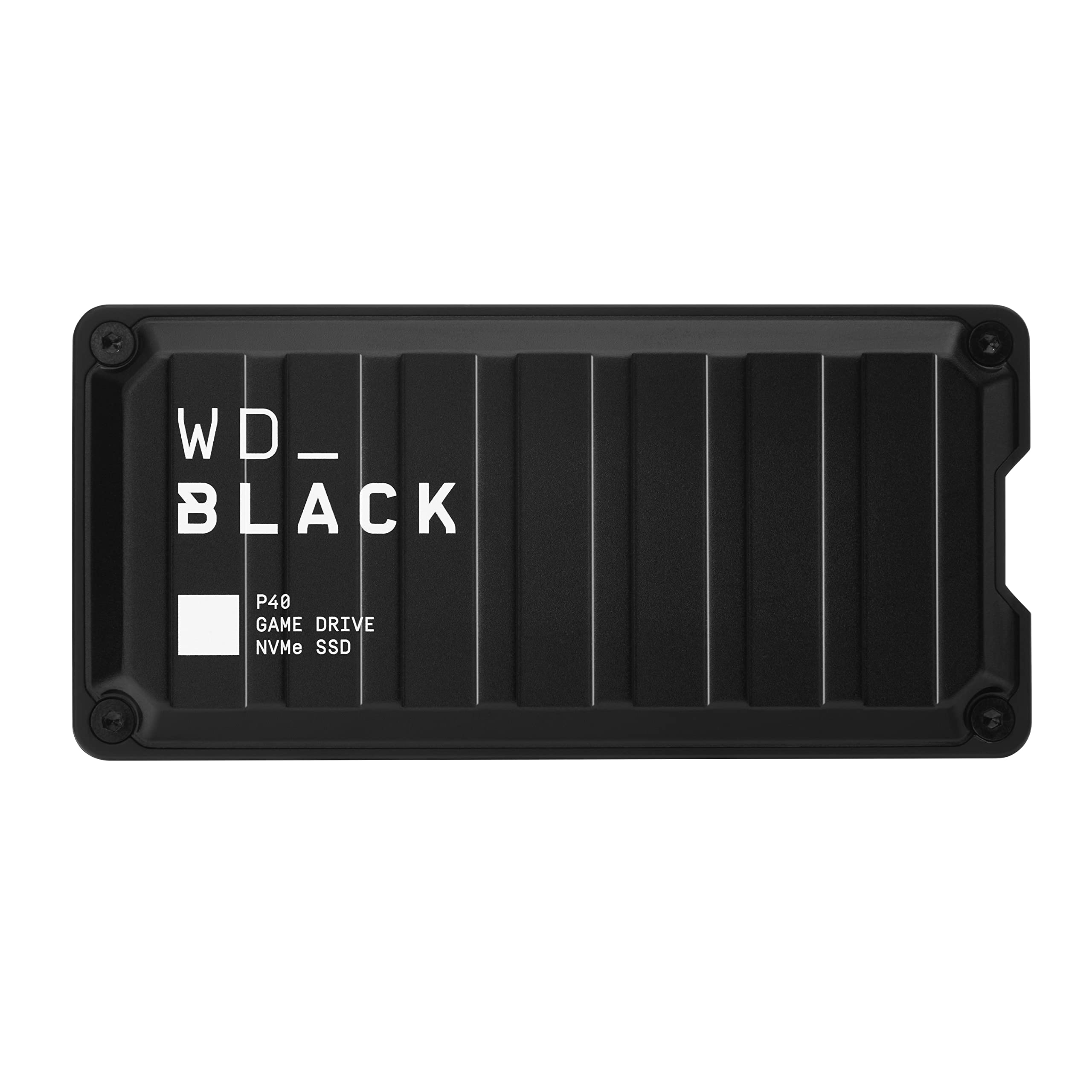WD_BLACK 500GB P40 Portable External SSD - 2000MB/s High-Speed Gaming SSD with RGB Lighting for PS5, Xbox Series X/S, PC & Mac - Ideal for Gaming, Video Editing & Fast File Transfers