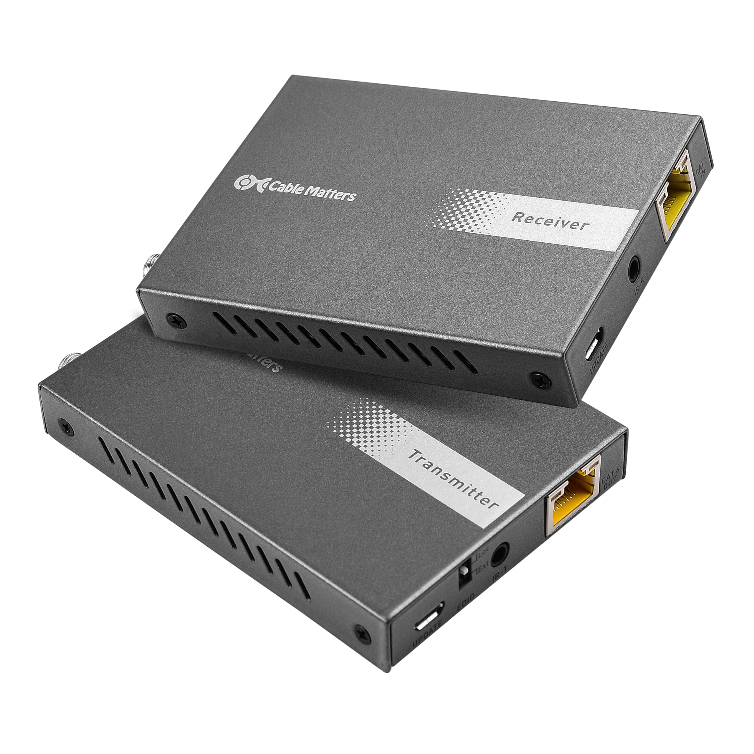 4K HDMI Extender Balun with 4K@60Hz & HDR Support up to 200 Feet - HDMI Over Ethernet Extender with Wall Mount & Local Monitor Loop-Out - Perfect for Home Theater, Gaming Setup, and Conference Room AV Systems