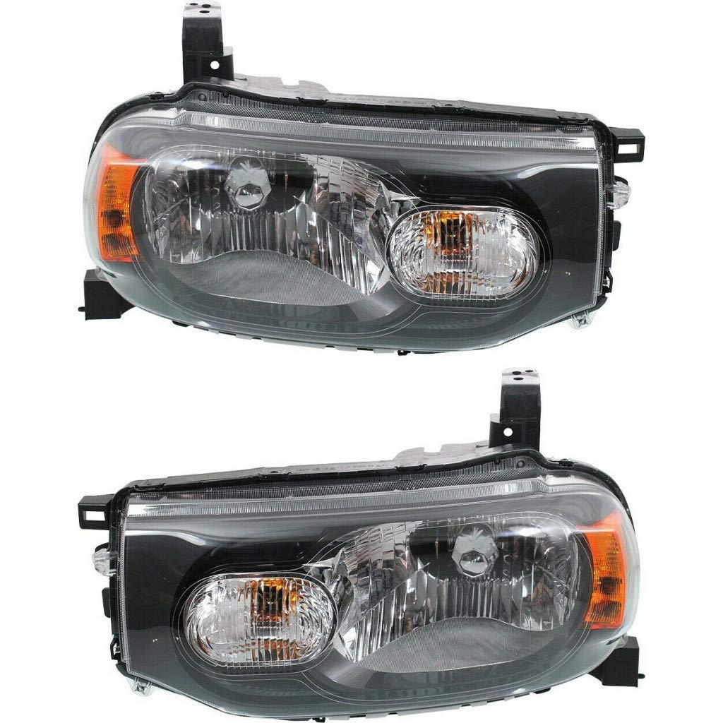 2009-2014 Nissan Cube Headlight Assembly - CAPA Certified Replacement for Driver & Passenger Side (Includes Bulbs) | Direct Fit for NI2502192 | Perfect for Night Driving and Foggy Conditions