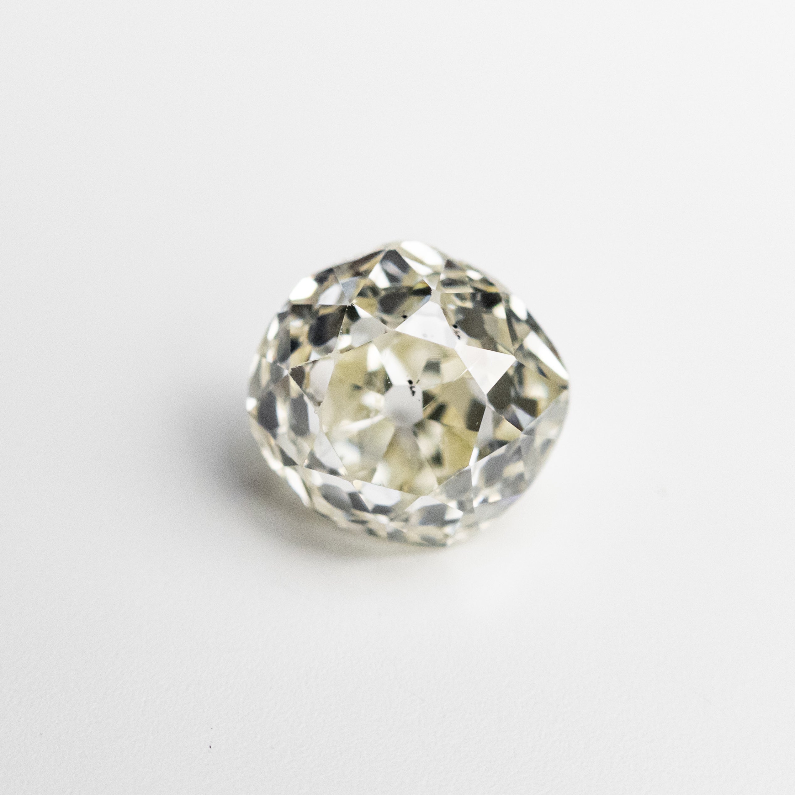 0.80ct Antique Old Mine Cut Diamond - 5.43x5.20x3.70mm SI2 L Color - Vintage Engagement Ring Center Stone for Wedding & Anniversary Jewelry