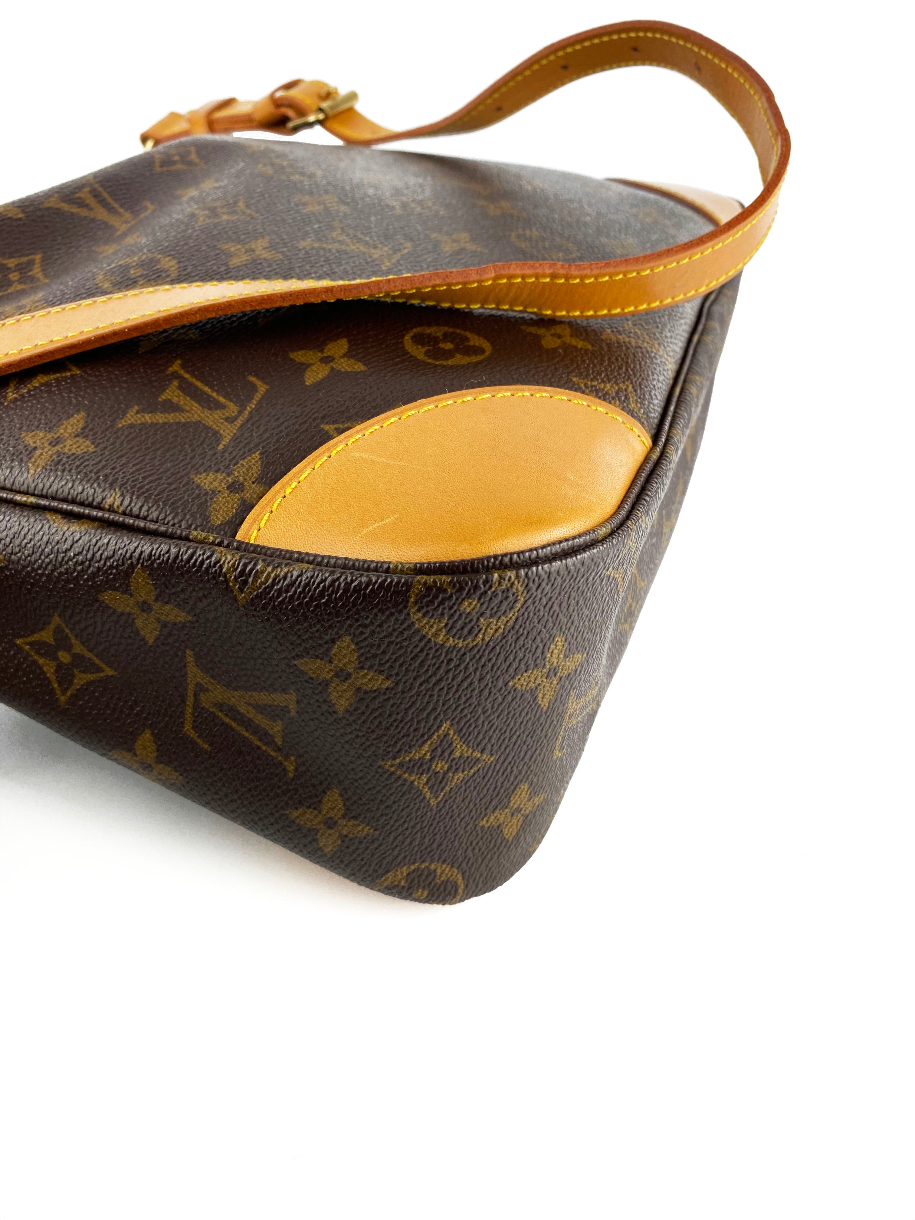 Authentic Louis Vuitton Vintage Bagatelle Crossbody Bag - Genuine Monogram Canvas - Perfect for Women's Daily Use, Travel & Fashion Accessories
