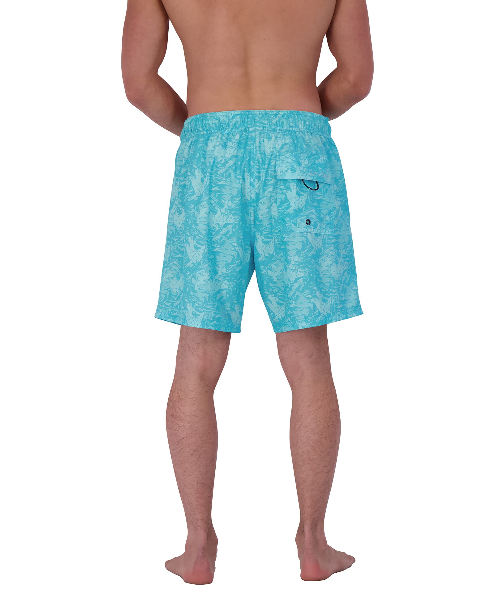 Spyder Men's Quick-Dry Stretch 7-inch Swim Trunks with UPF 50+ Sun Protection, Mesh Liner & Pockets - Gym Shorts for Swimming, Beach Vacation & Workout