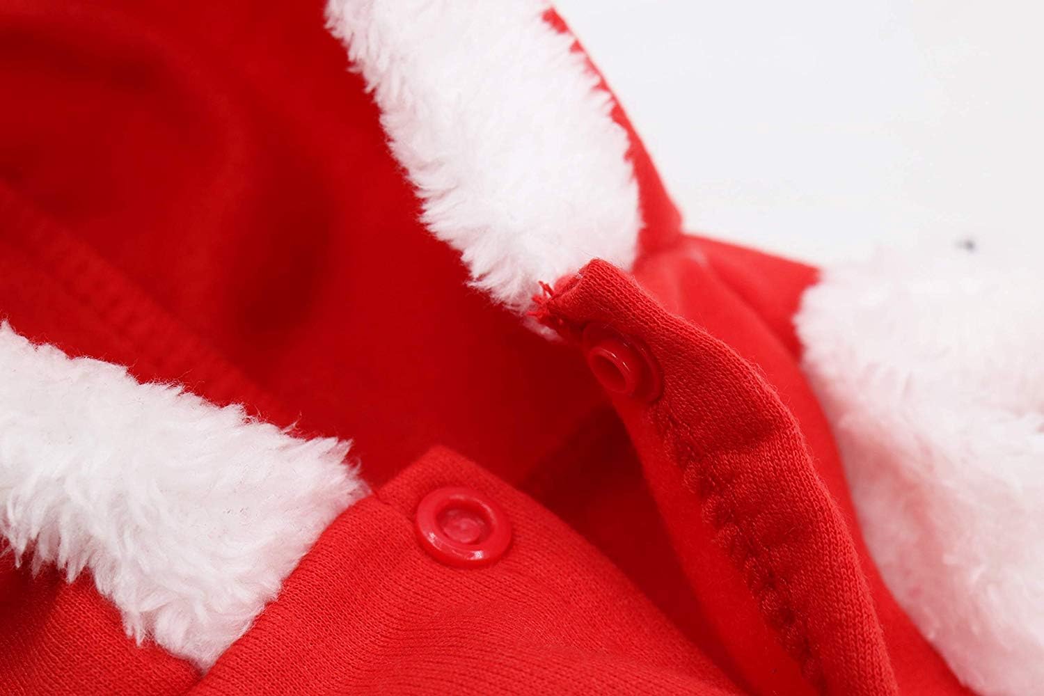 DroolingDog Pet Christmas Costume - Santa Claus Dress for Small Dogs & Puppies, Red XS | Perfect for Holiday Photos, Parties & Festive Celebrations