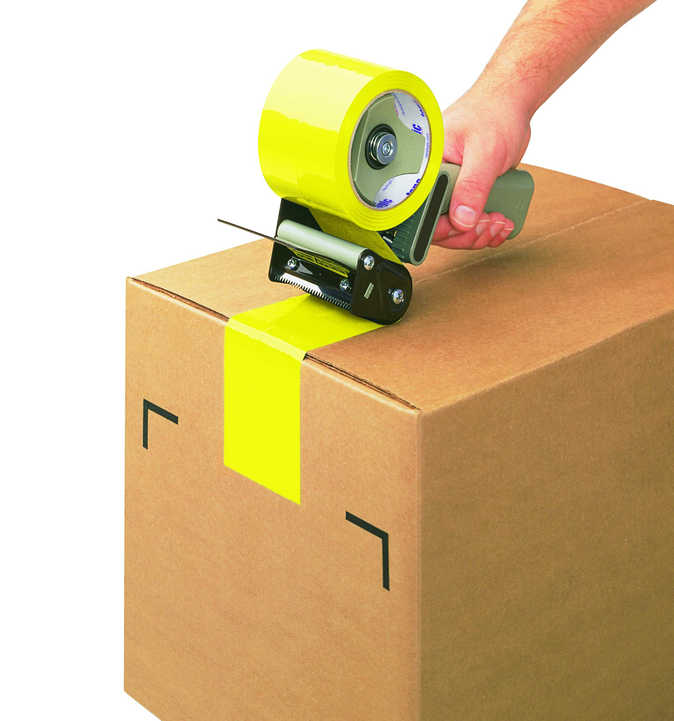Aviditi Tape Logic 2 Inch x 110 Yard 2.2 Mil Yellow Heavy Duty Packing Tape - 18 Pack for Shipping, Moving, Home & Office Use | Secure Box Sealing, Warehouse Packaging, Moving Supplies