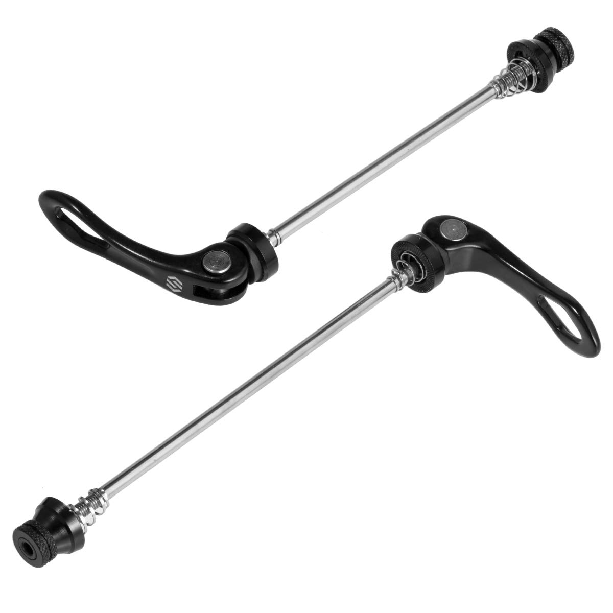 Chooee Quick Release Skewers Front & Rear Set - Lightweight Bike Axle for Mountain & Road Bikes (Red/Black) | Secure Wheel Fastening for Cycling & Commuting