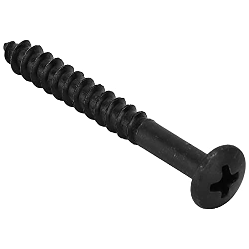 20Pcs Stainless Steel Electric Guitar Screw Set - Black Neck Plate Mounting Screws for Bass & Electric Guitars - Perfect for Guitar Repair, Maintenance & DIY Projects
