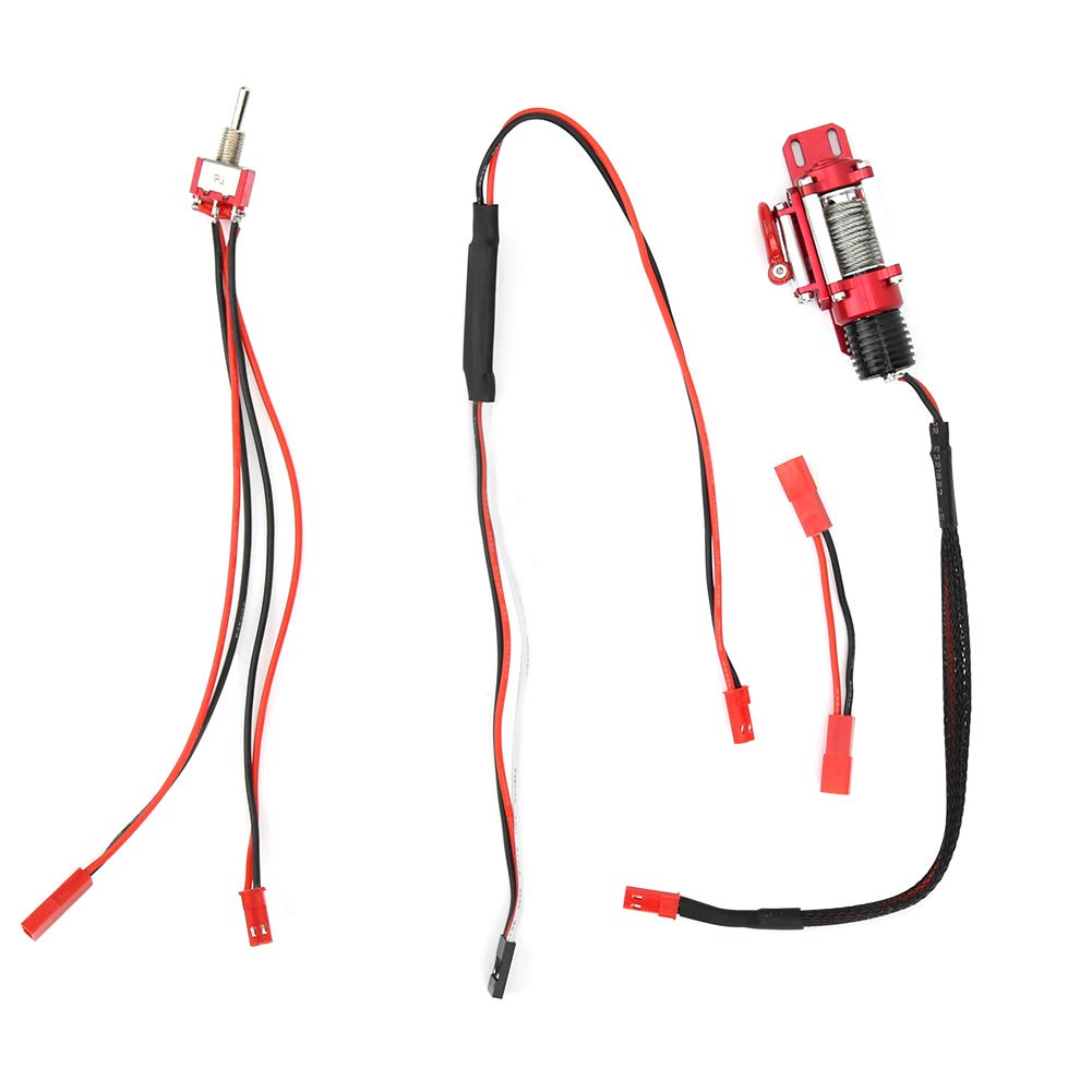 Universal RC Winch Receiver & Remote Controller for RC Cars - Off-Road & Crawler Models