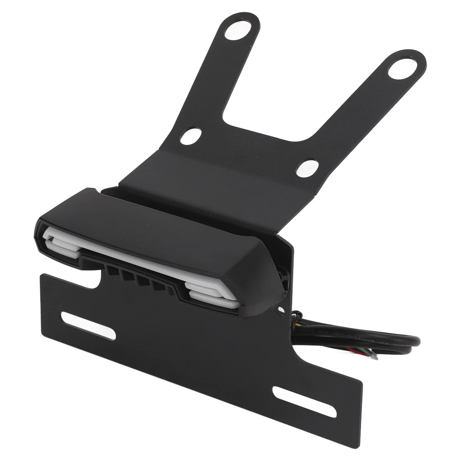 Honda CRF250L Motorcycle License Plate Holder Bracket with LED Tail Light - Replacement for CRF250L/250M - Durable Number Plate Mount for Off-Road & Street Riding - Perfect for Trail Adventures & Daily Commuting