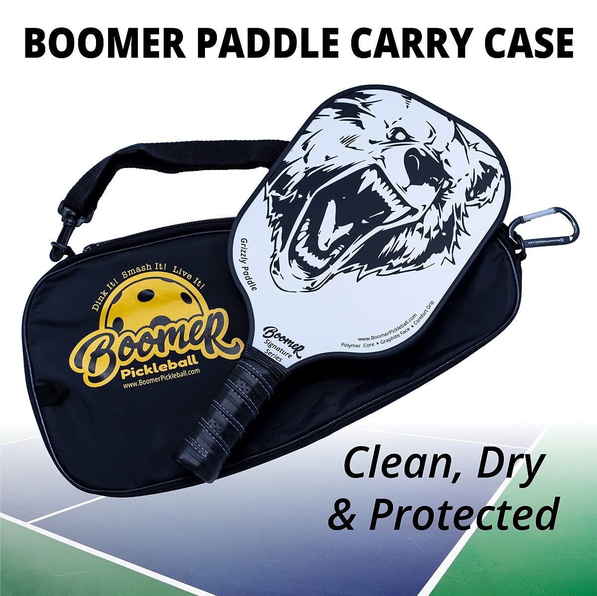 Premium Paddle Carry Case - Waterproof & Durable Storage for Kayak, Canoe & SUP Paddles - Convenient Carrying Strap with D-Clip for Hooks & Fences - Perfect for Outdoor Water Sports & Travel