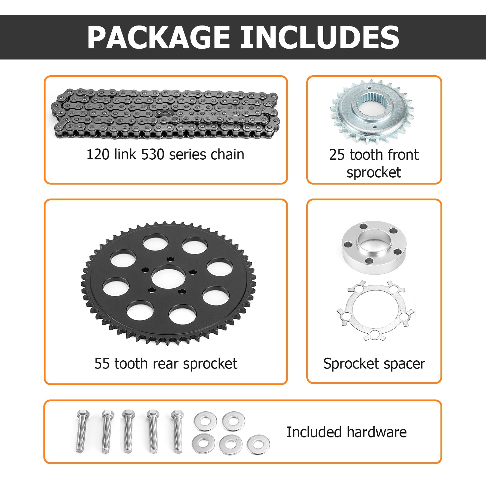 2006-2017 Harley Davidson Dyna Twin CAM Steel Chain Drive Conversion Kit - High Performance Motorcycle Upgrade for Enhanced Power Transfer - Perfect for Custom Bike Builds and Performance Modifications