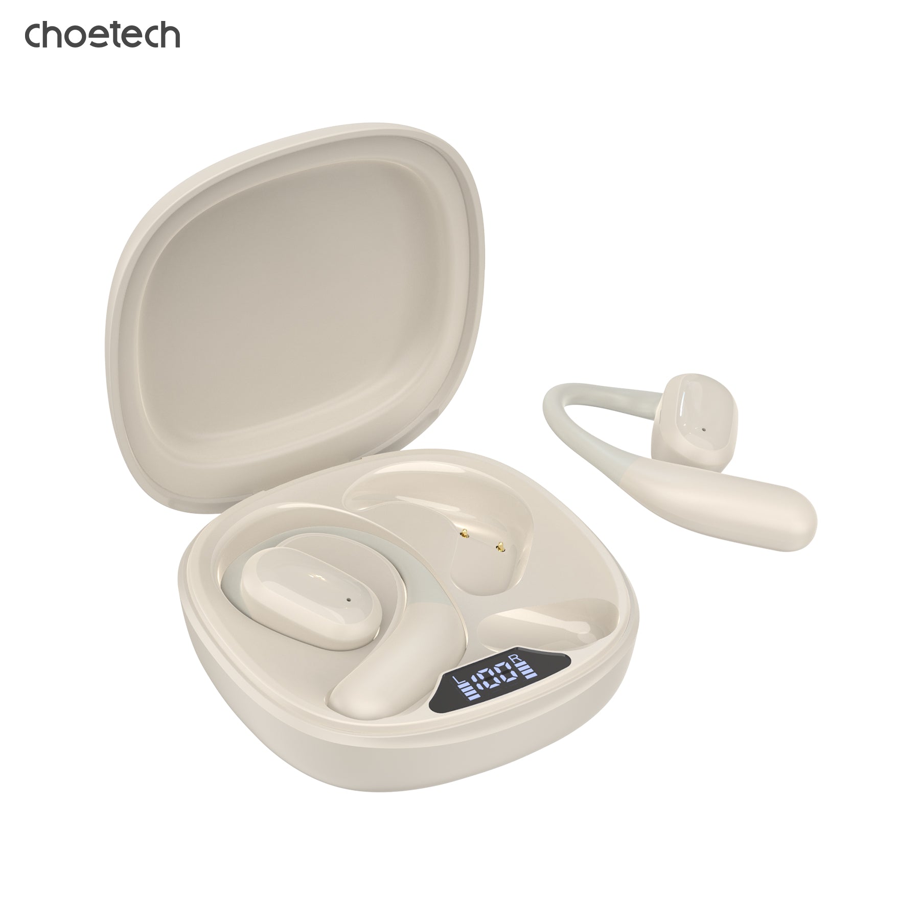 Bluetooth 5.3 Wireless Earbuds, True Wireless Stereo Headphones with Noise Cancellation, 30H Playtime, IPX7 Waterproof - Perfect for Gym, Running, Travel & Work (Black)