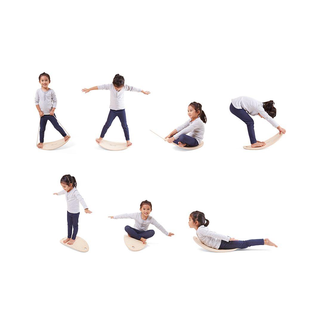 Best Balance Board for Kids - Wooden Wobble Board for Toddlers & Children - Improve Balance & Coordination - Perfect for Indoor Play, Yoga & Sensory Activities