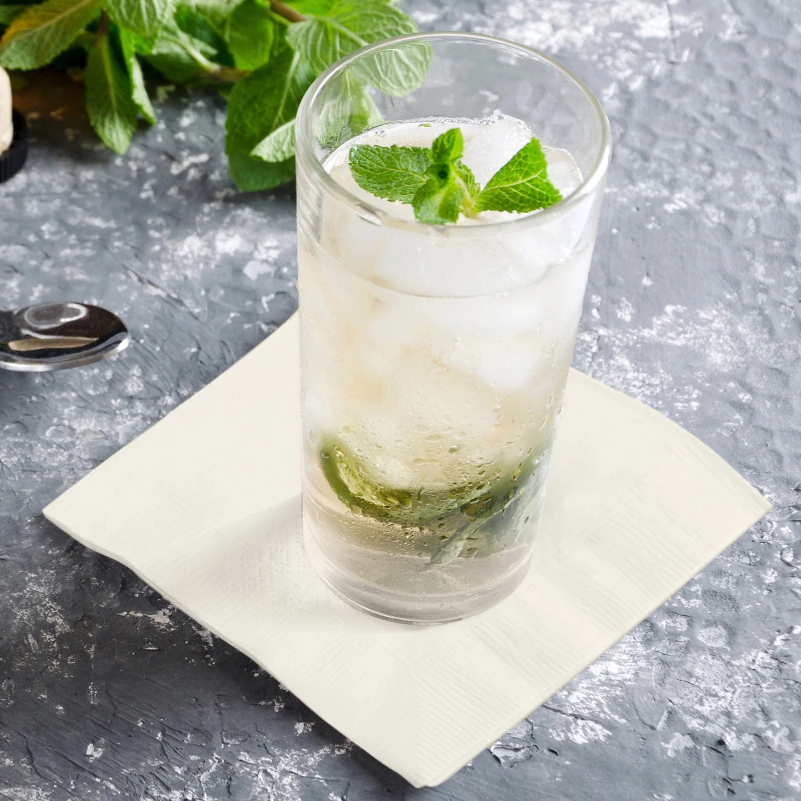 50 Soft 2-Ply Disposable Paper Napkins for Dinner, Cocktail Parties & Events - Premium Quality Tableware for Home, Restaurants & Catering