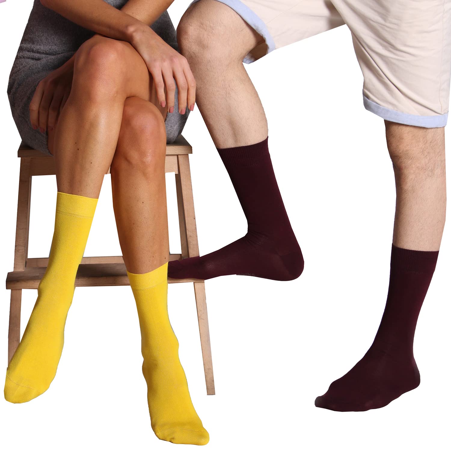 Premium Men's Crew Socks Gift Box - 6 Pairs Soft Cotton Casual Athletic Socks for Everyday Wear, Workout & Gifts - Comfortable & Breathable for Office, Gym & Daily Use