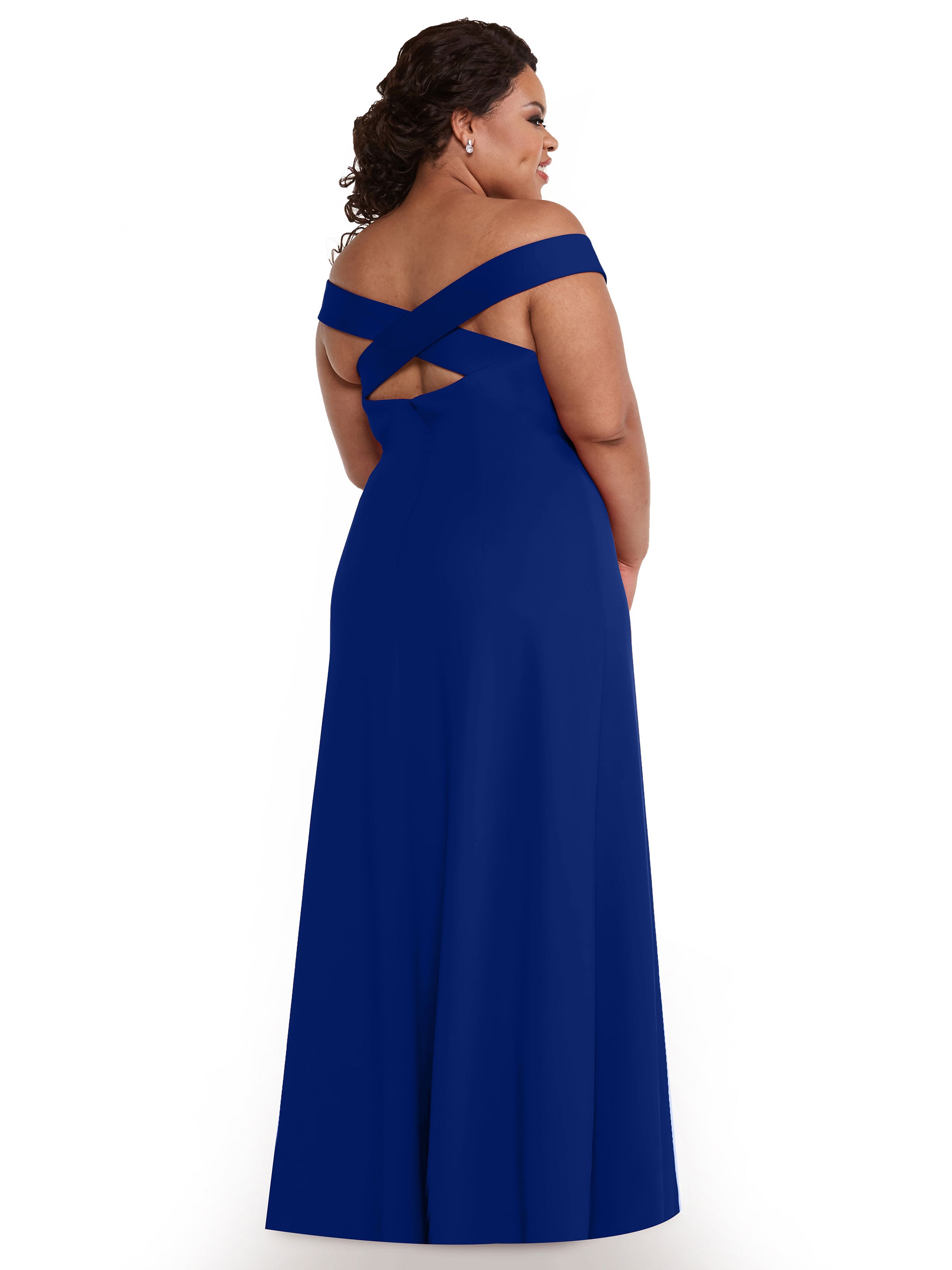 Elegant Off The Shoulder Sheath Bridesmaid Dress - Double Knit Fabric for Weddings, Parties & Formal Events