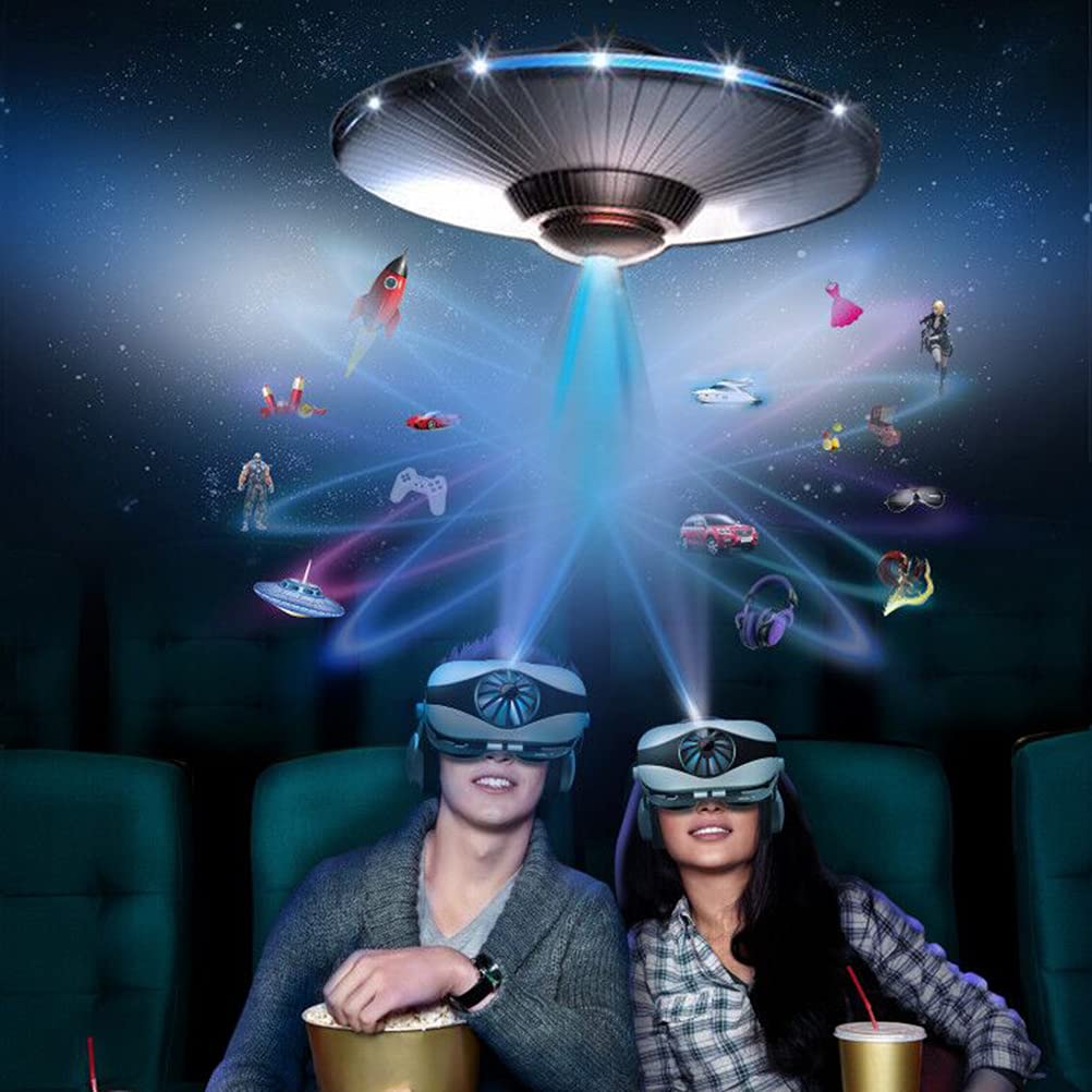 3D VR Headset - Soft & Comfortable Virtual Reality Glasses for Movies & Videos - Compatible with iPhone & Android Smartphones - Perfect for Gaming, Travel & Home Entertainment