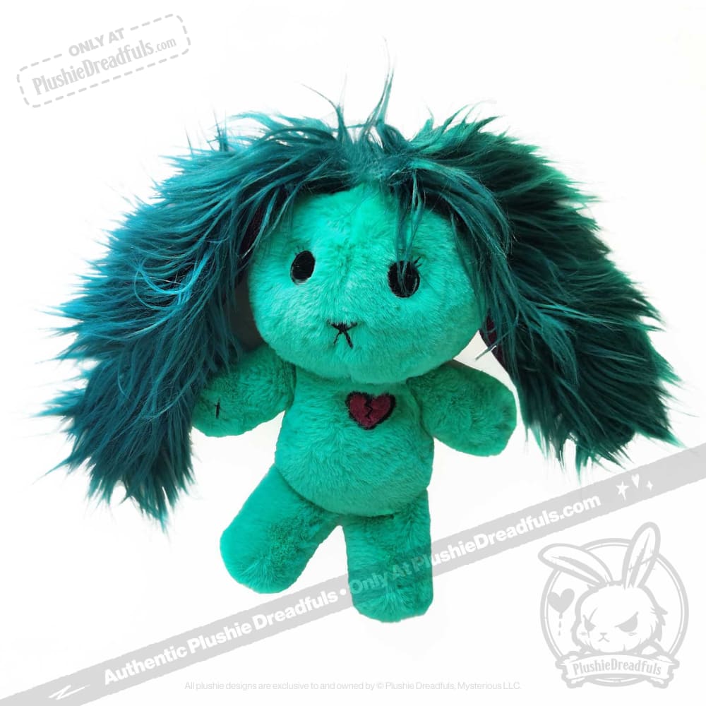 Plushie Dreadfuls Envy Rabbit - Soft Stuffed Animal Toy for Kids, Unique Emotional Support Plush, Perfect for Gifts, Cuddling, and Anxiety Relief