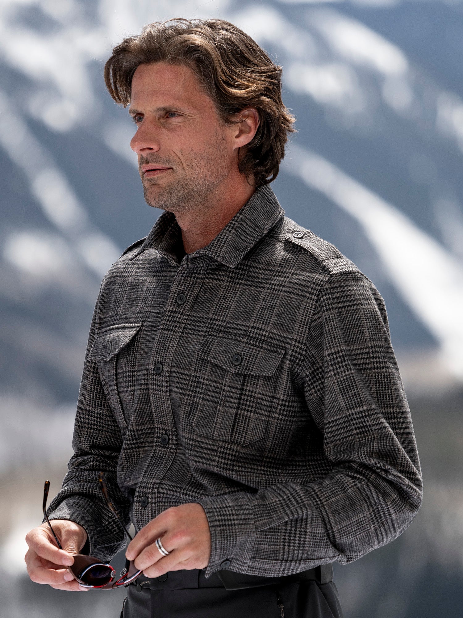 Men's Fleece Shirt Jacket - Lightweight & Comfortable Outdoor Wear for Hiking, Camping & Casual Style