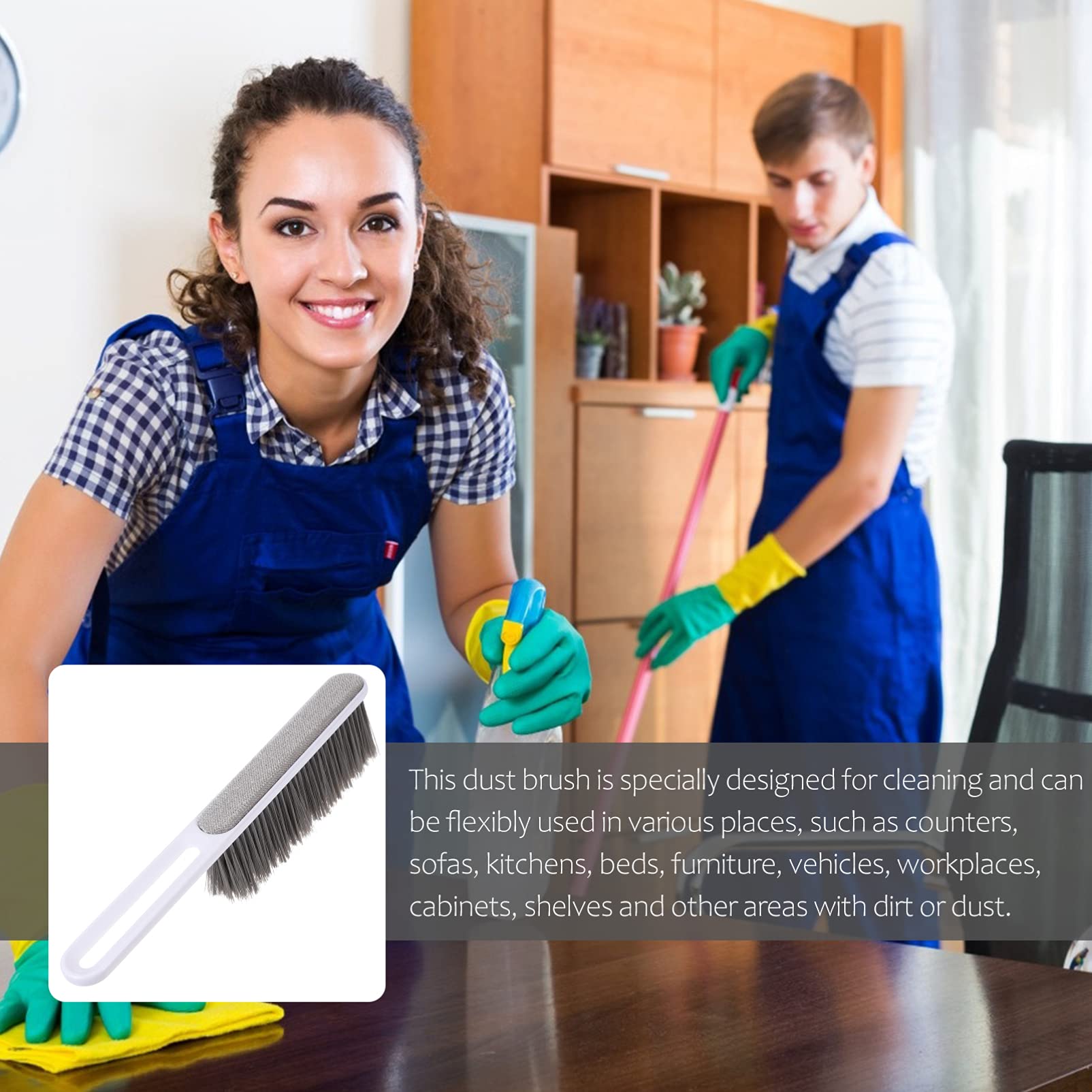 Healifty Dust Brush - 1pc Multi-Purpose Cleaning Brush for Sofa, Bed, Clothes & Home - Perfect for Dusting, Sweeping & Household Cleaning