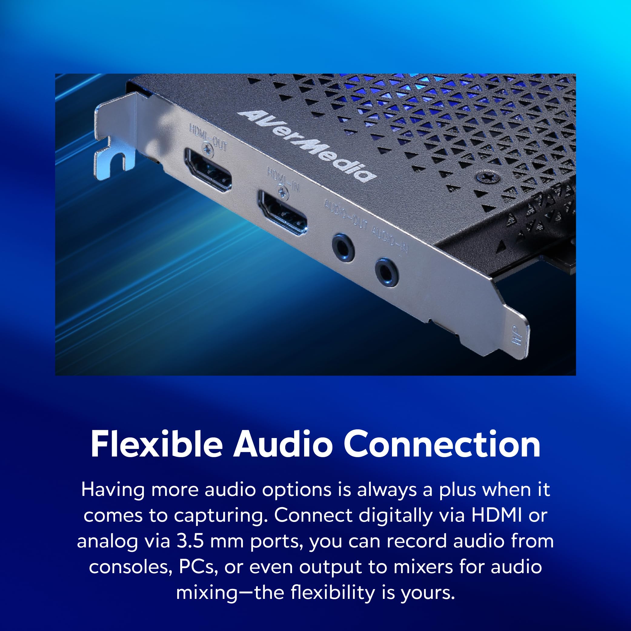 AVerMedia Live Gamer HD 2 GC570 PCIe Internal Game Capture Card - 1080p 60fps Recording & Streaming for Xbox Series X/S, PS5, Nintendo Switch, PC - Multi-Card Support & Ultra-Low Latency Pass-Through | Perfect for Professional Gamers & Content Creators