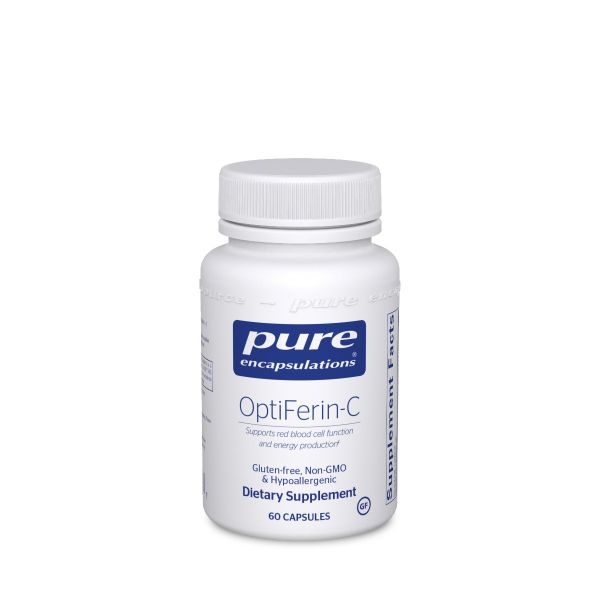 Optiferin C - 60 Capsules | Immune Support Supplement with Vitamin C | Boost Energy & Wellness for Daily Health & Active Lifestyle