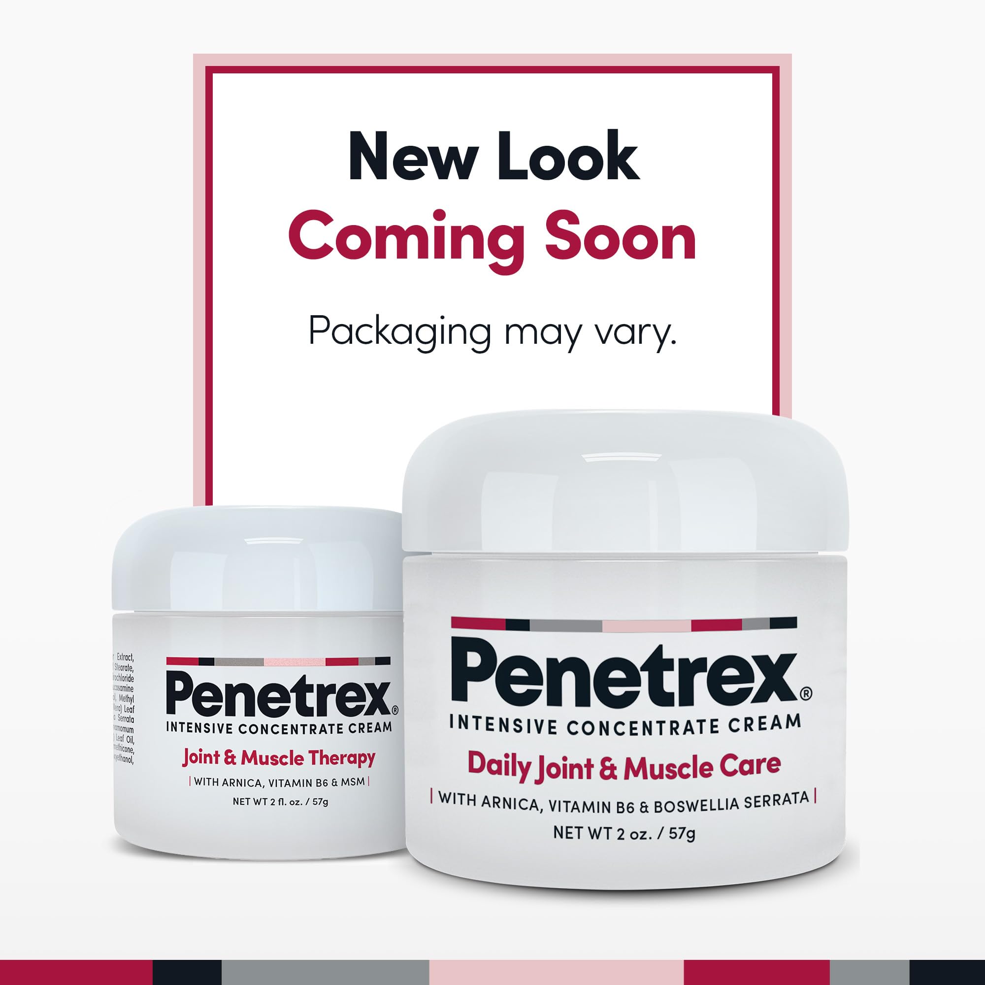 Penetrex Joint & Muscle Therapy Cream - Fast Pain Relief for Back, Neck, Hands & Feet - Soothing Whole Body Rub with Arnica, Vitamin B6, MSM & Boswellia - 2oz 3-Pack - Ideal for Athletes, Office Workers & Arthritis Sufferers