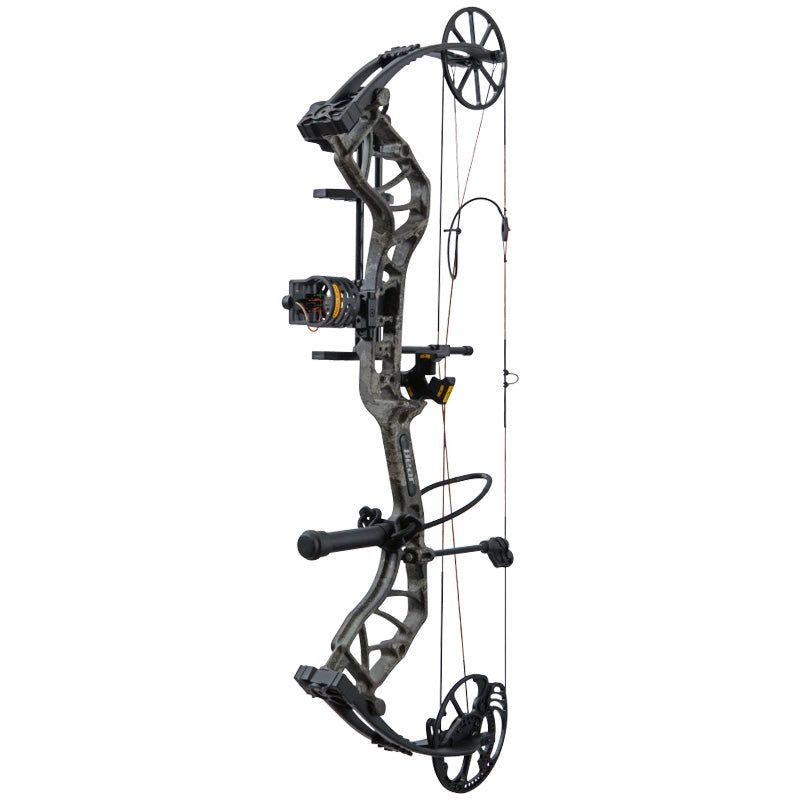 Bear Archery Species XT Ready to Hunt Compound Bow Kit - Right/Left Hand 50-70lbs Adjustable for Hunting & Target Practice | Perfect for Beginners & Outdoor Enthusiasts