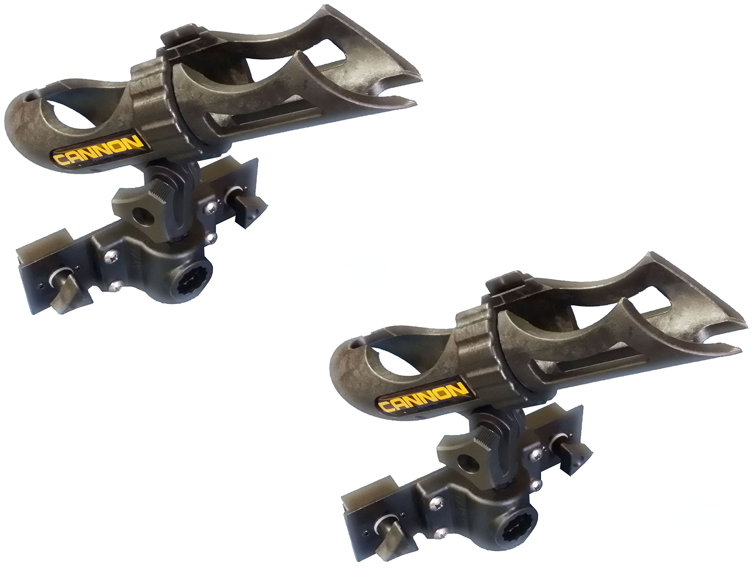 2X Heavy Duty Rod Holder for Lund Boat Sport Trak Gunnel System - Compatible with Cannon Rod Holders | Perfect for Fishing Accessories & Marine Equipment | Ideal for Trolling, Bass Fishing & Offshore Angling