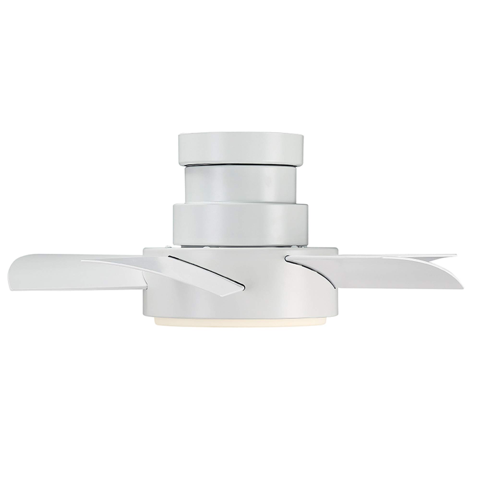 Vox Smart 26in Matte White 5-Blade Ceiling Fan with 2700K LED Light Kit & Remote Control, Compatible with Alexa, Google Assistant, Samsung Things, iOS & Android App – Perfect for Living Rooms, Bedrooms, and Patios