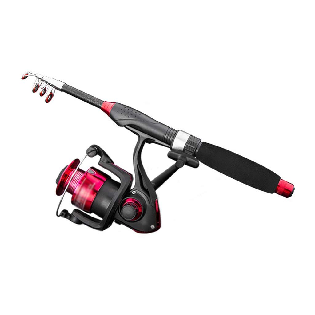 Ultra Short Telescopic Fishing Rod and Reel Combo Kit - 1.2m Portable Mini Fishing Pole with Anti-Slip Handle for Beginners | Ideal for Sea Fishing, Travel & Outdoor Adventures