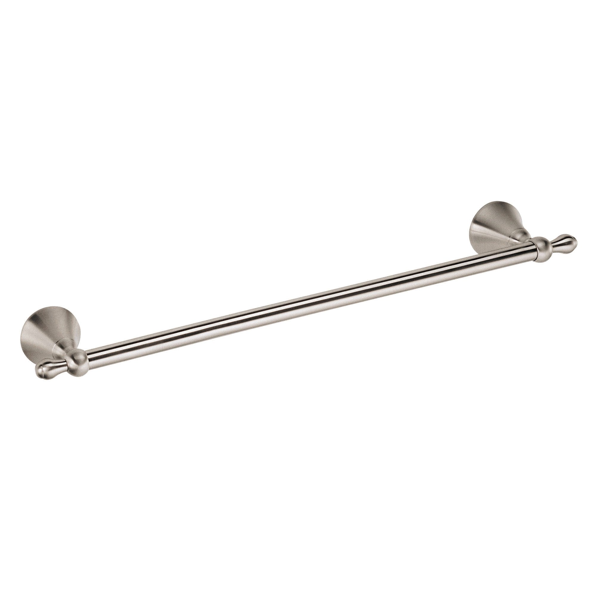 Danze Bannockburn 18-Inch Brushed Nickel Towel Bar - Bathroom Wall Mounted Towel Rack for Spa, Hotel & Home Decor