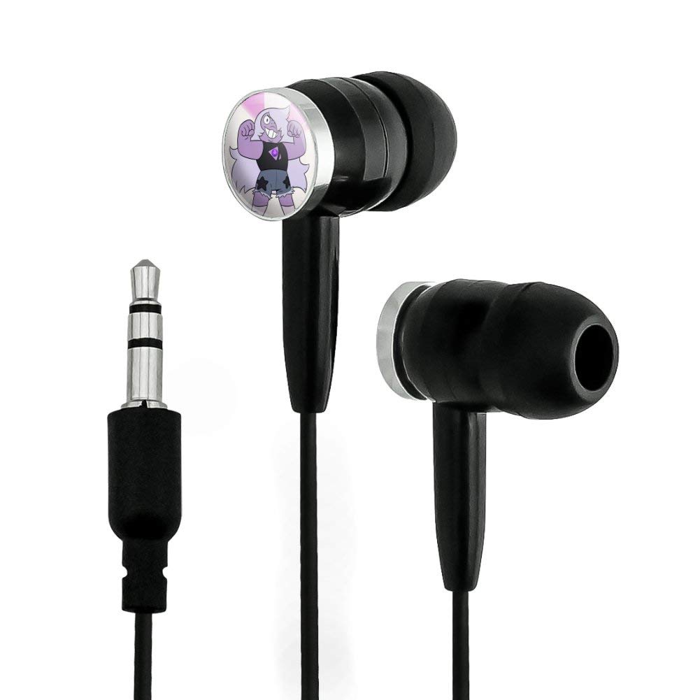 Steven Universe Amethyst Novelty In-Ear Headphones - Anime Character Earbuds for Music & Gaming | Perfect Gift for Fans & Collectors