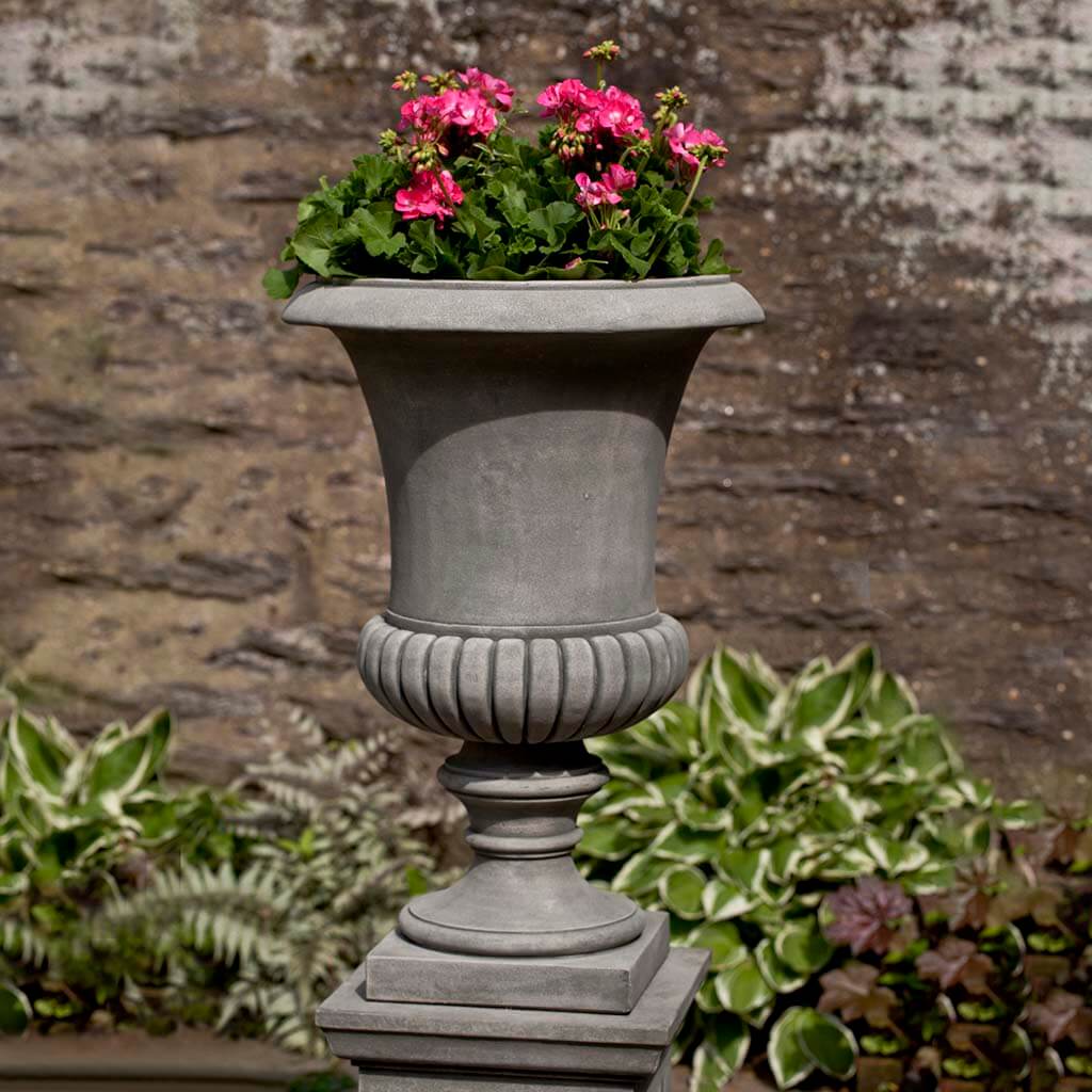 Campania International Kent Urn - Elegant Garden Urn for Outdoor Decor, Patio, and Landscape Design | Perfect for Flowers, Plants, and Decorative Accents