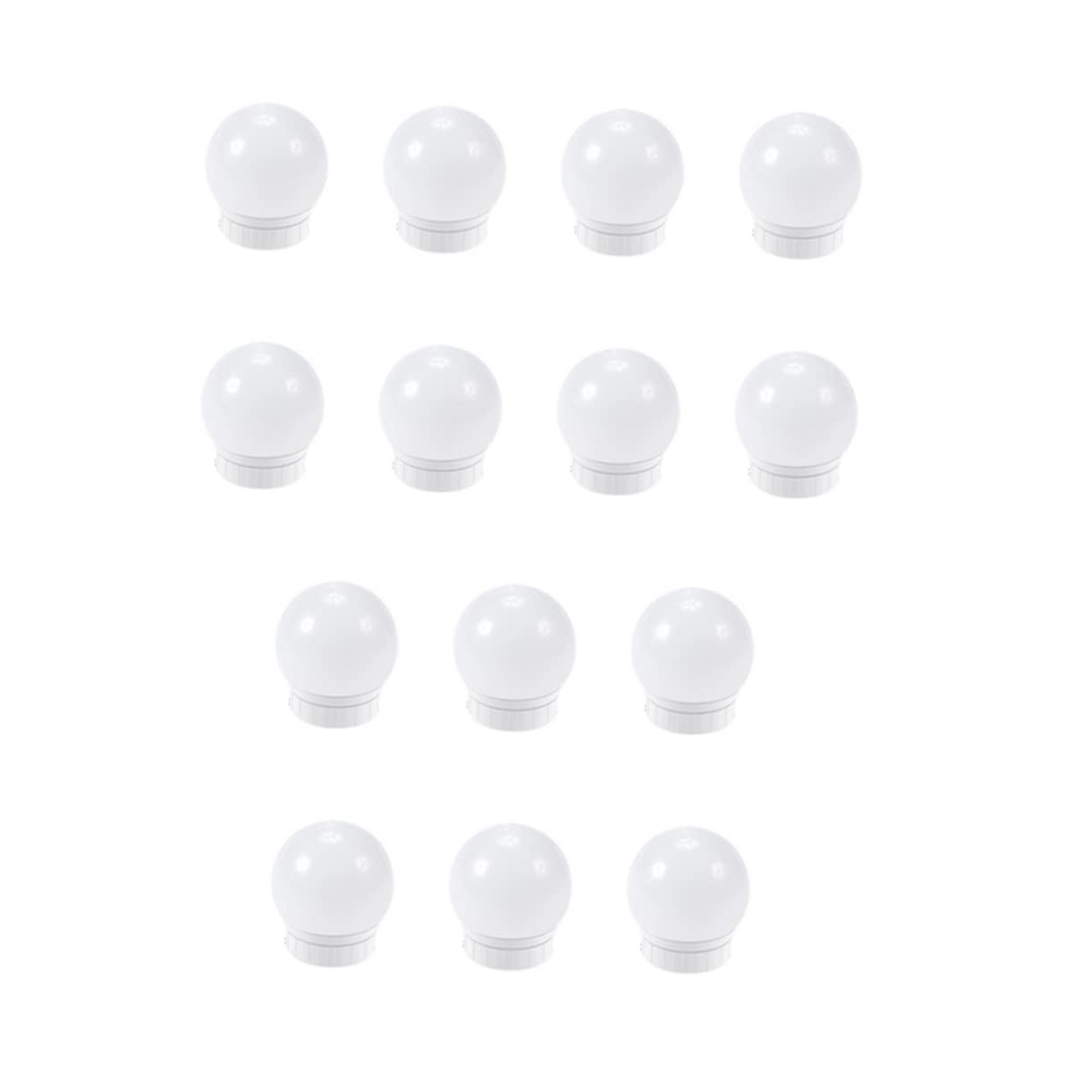 Uonlytech 14pcs USB LED Vanity Mirror Light Bulbs - Wireless Makeup Lights for Dressing Table, Wall Mounted Beauty Lamps with No Wires - Perfect for Home Salon, Bathroom Vanity & Makeup Room Lighting