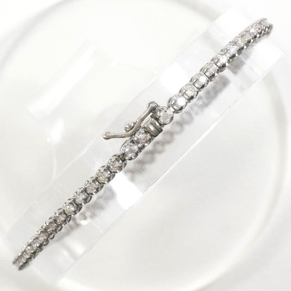 18K White Gold Diamond Bracelet for Women - Elegant & Luxurious Tennis Bracelet - Perfect for Weddings, Anniversaries & Special Occasions